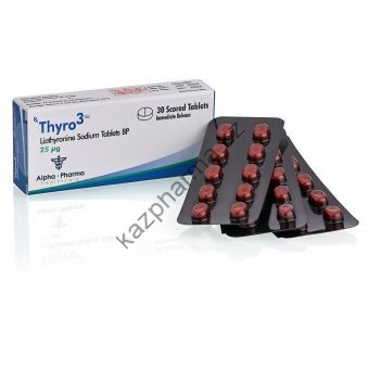 Thyro3 (Трийодтиронин) Т3 Alpha Pharma 30 таблеток (1таб 25 мкг) - Бишкек