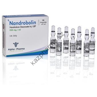 Nandrobolin (Дека, Нандролон деканоат) Alpha Pharma 10 ампул по 1мл (1амп 250 мг) - Бишкек