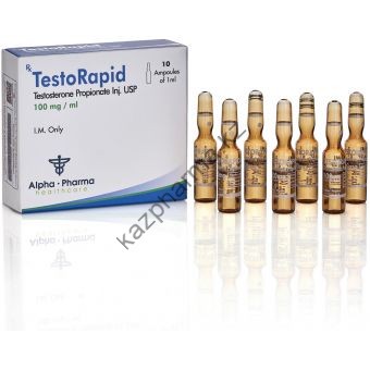 TestoRapid (Тестостерон пропионат) Alpha Pharma 10 ампул по 1мл (1амп 100 мг) - Бишкек