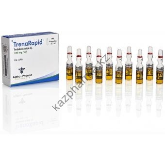 Тренболон ацетат Alpha Pharma (TrenaRapid) 10 ампул по 1мл (1амп 100 мг) - Бишкек