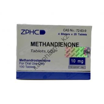 Метан ZPHC (Methandienone) 100 таблеток (1таб 10 мг) - Бишкек