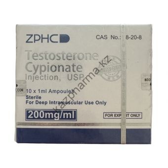 Тестостерон ципионат ZPHC (Testosterone Cypionate) 10 ампул по 1мл (1амп 250 мг) - Бишкек