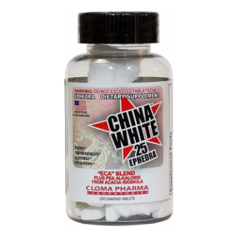 Жиросжигатель Cloma Pharma China White 25 (100 таб) - Бишкек